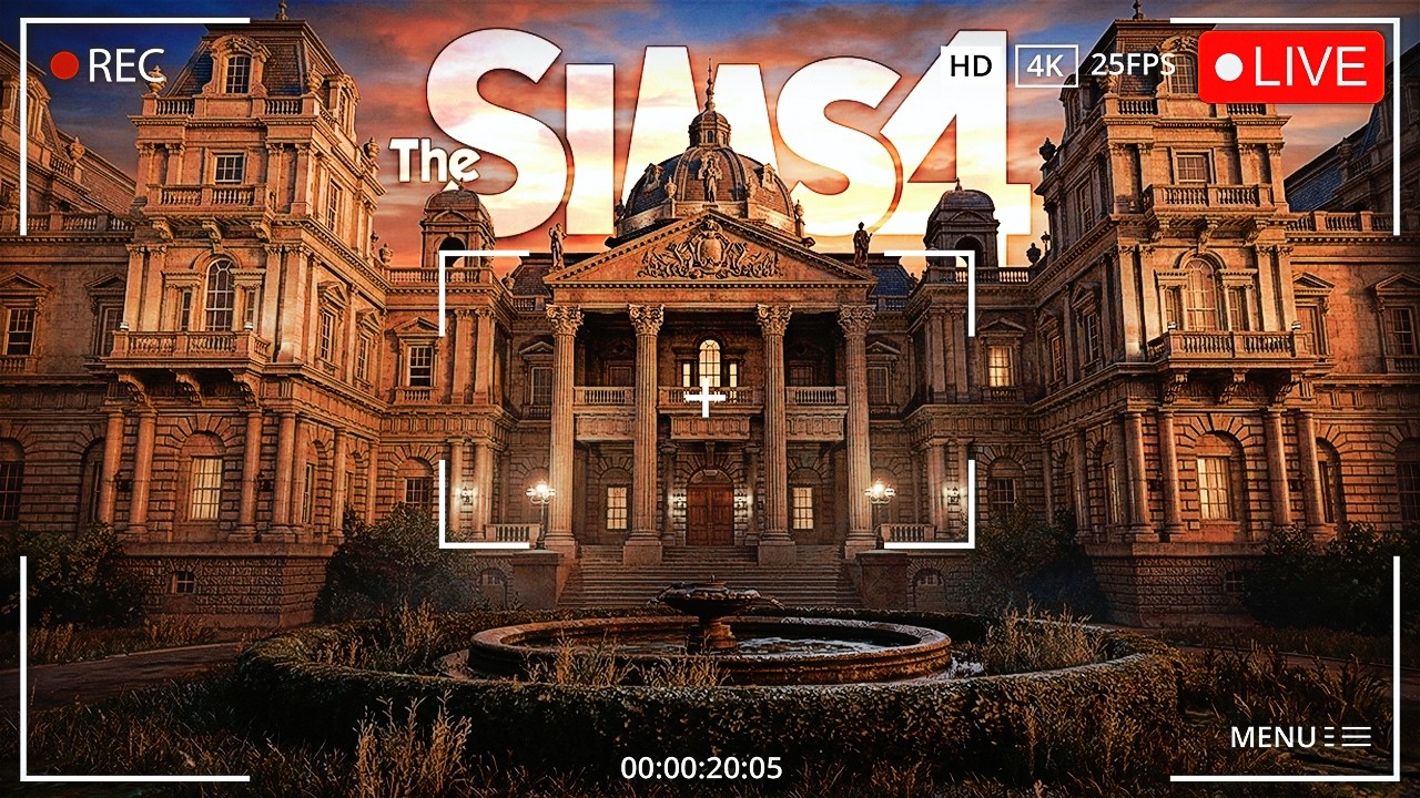 🔴  Строим ОСОБНЯК ИЗ RESIDENT EVIL REQUIEM // The Sims 4