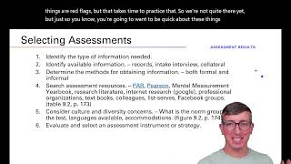 Selecting, Administering, Scoring, and Interpreting Assessment Results | Chapter 9 |