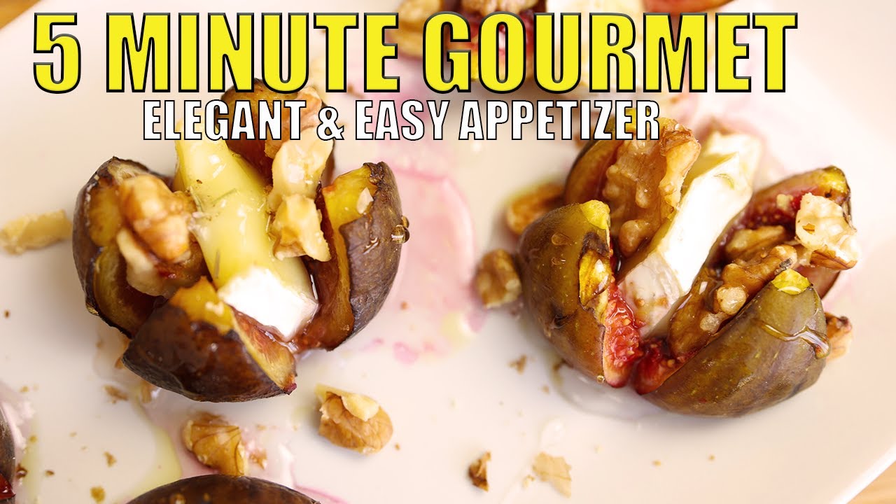 5-Minute Gourmet Appetizer: Roasted Figs & Brie