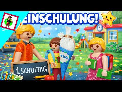 Playmobil Film "Juhuu, ich darf in die Schule!" Familie Jansen / Kinderfilm / Kinderserie