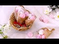 【メレンゲで】フラワーブーケ🌸【ラッピングアイディア】#Shorts