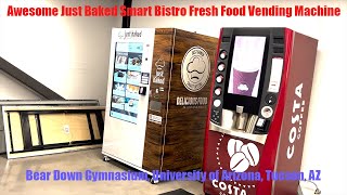Awesome Automated Retail Technologies Just Baked Smart Bistro Automated Fresh Food Vending Machine!
