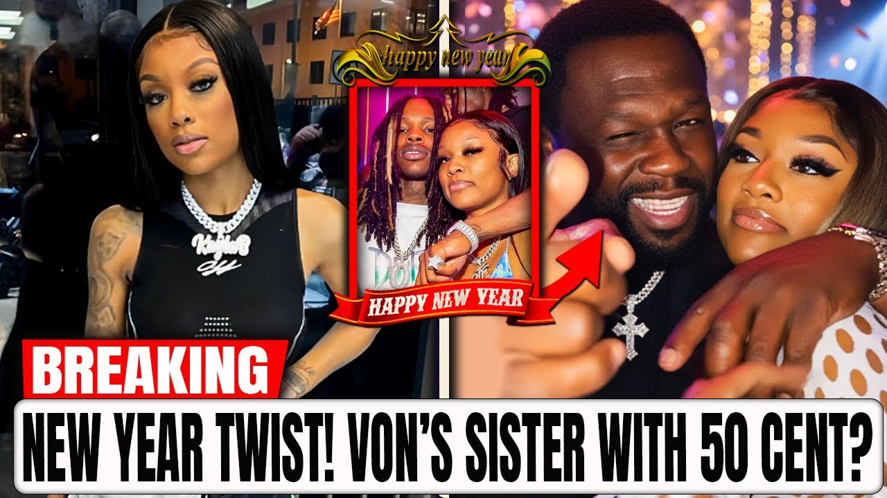 50 Cent Links With King Von’s Sister at New Year Bash — Fans Call It ‘Too Close to Ignore’