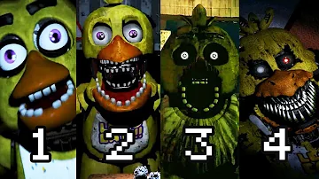How do you make Chica go away in FNAF 1?