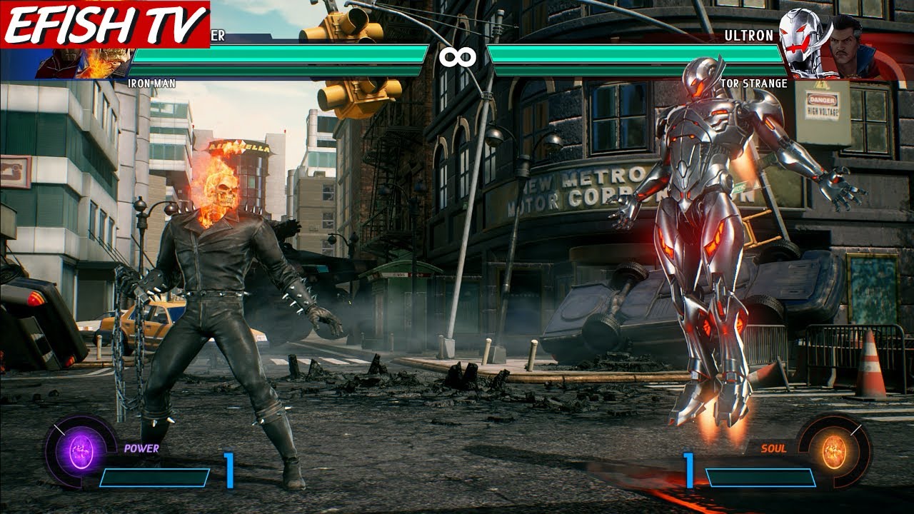 Ghost Rider & Iron Man vs Ultron & Doctor Strange (Hardest AI) - Marvel ...