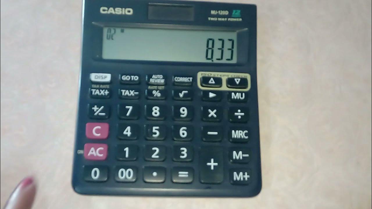 How to calculate percentage on calculator in Tamil/How to find out