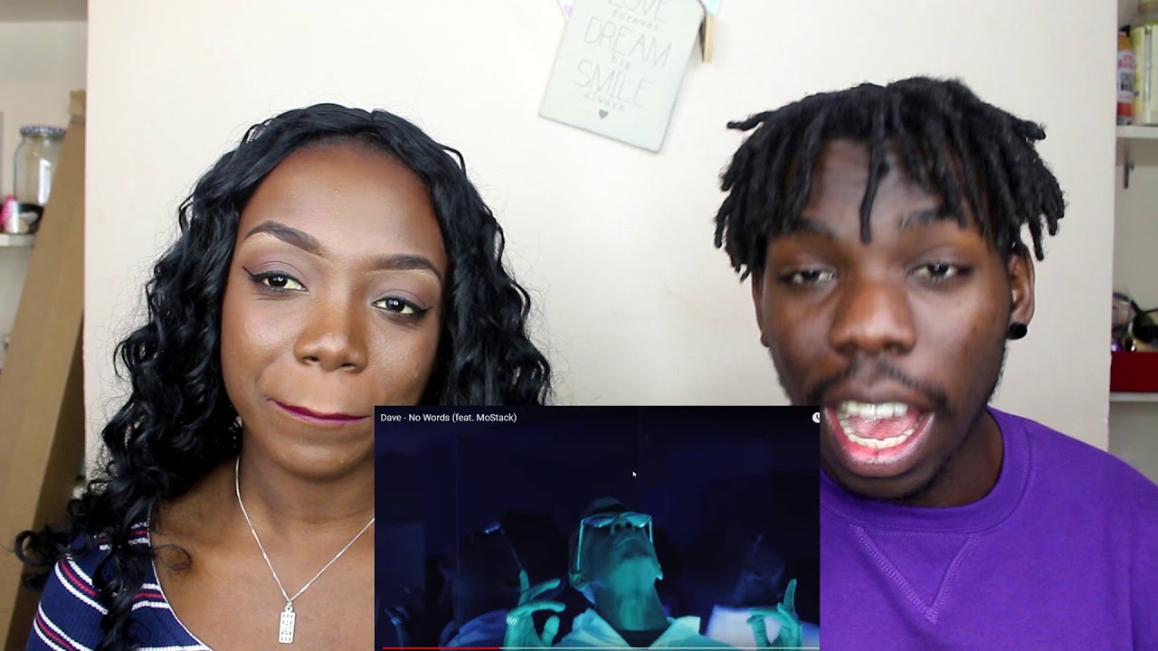 REACTING TO Dave   No Words feat. MoStack   YouTube