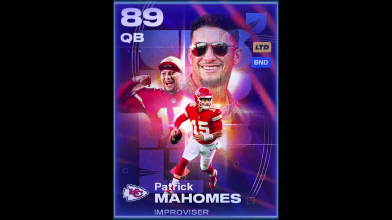 QB Patrick Mahomes LTD Unstoppable 