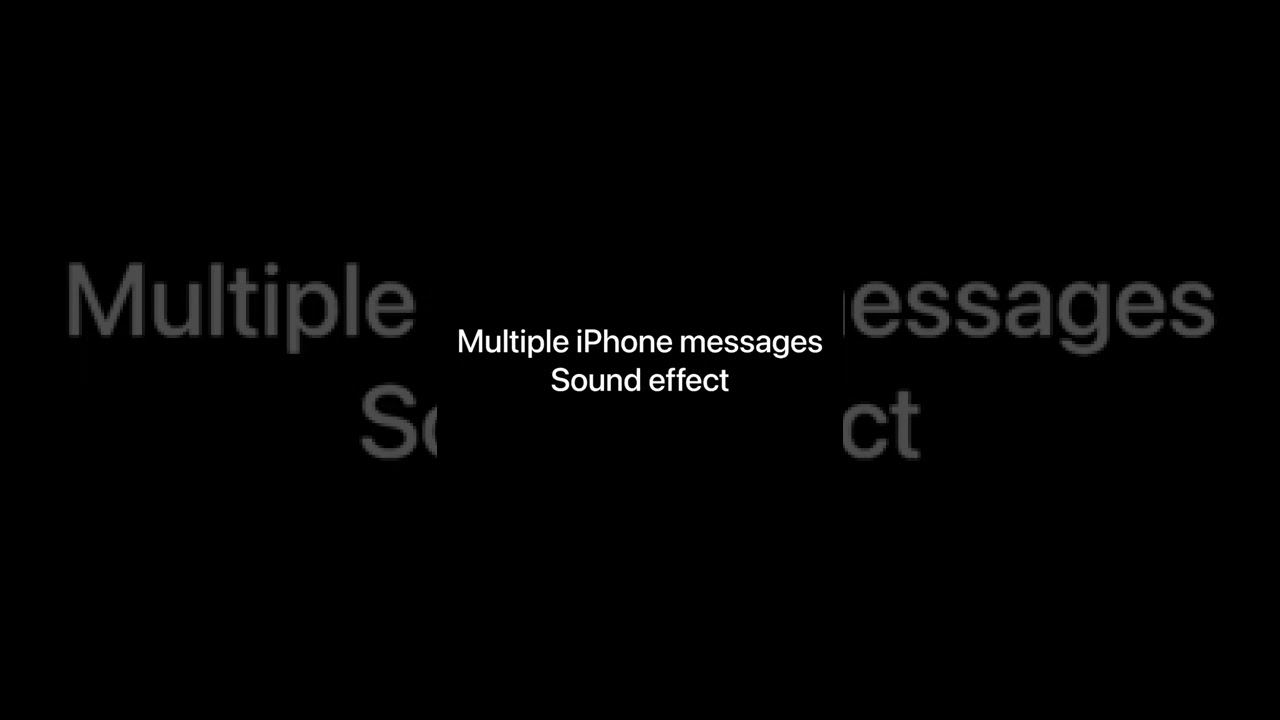 Multiple iPhone messages meme sound effect