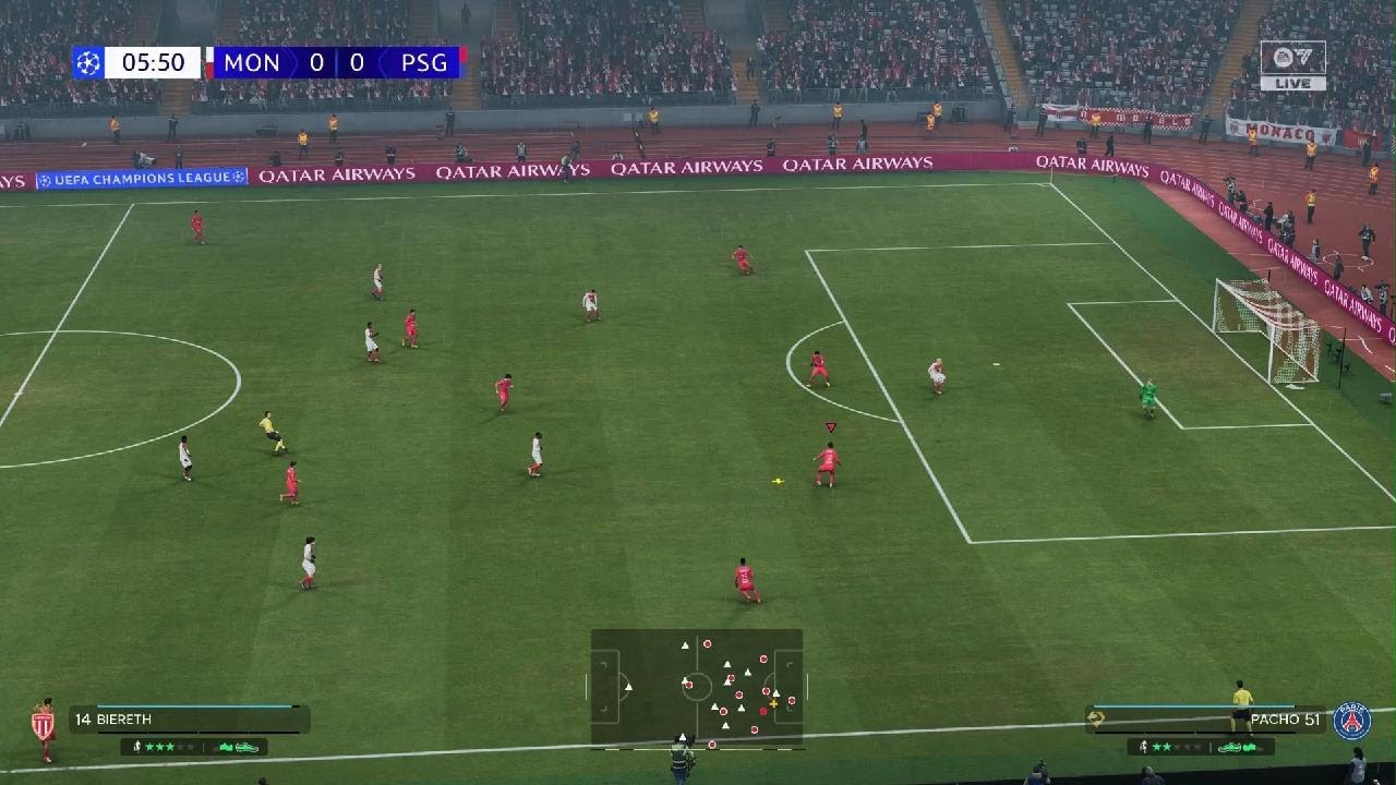 avant match PSG - Monaco Ligue des Champions 2026