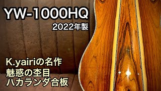 K.Yairi 【個体演奏動画あり】【USED】YW-1000HQ '22年製【ハカランダ