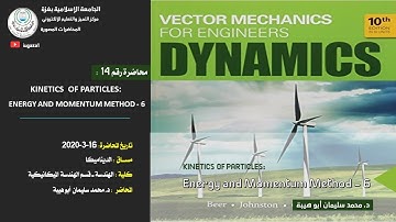 Dynamics | Lecture 14 : Kinetics  of Particles: Energy and Momentum Method - 6