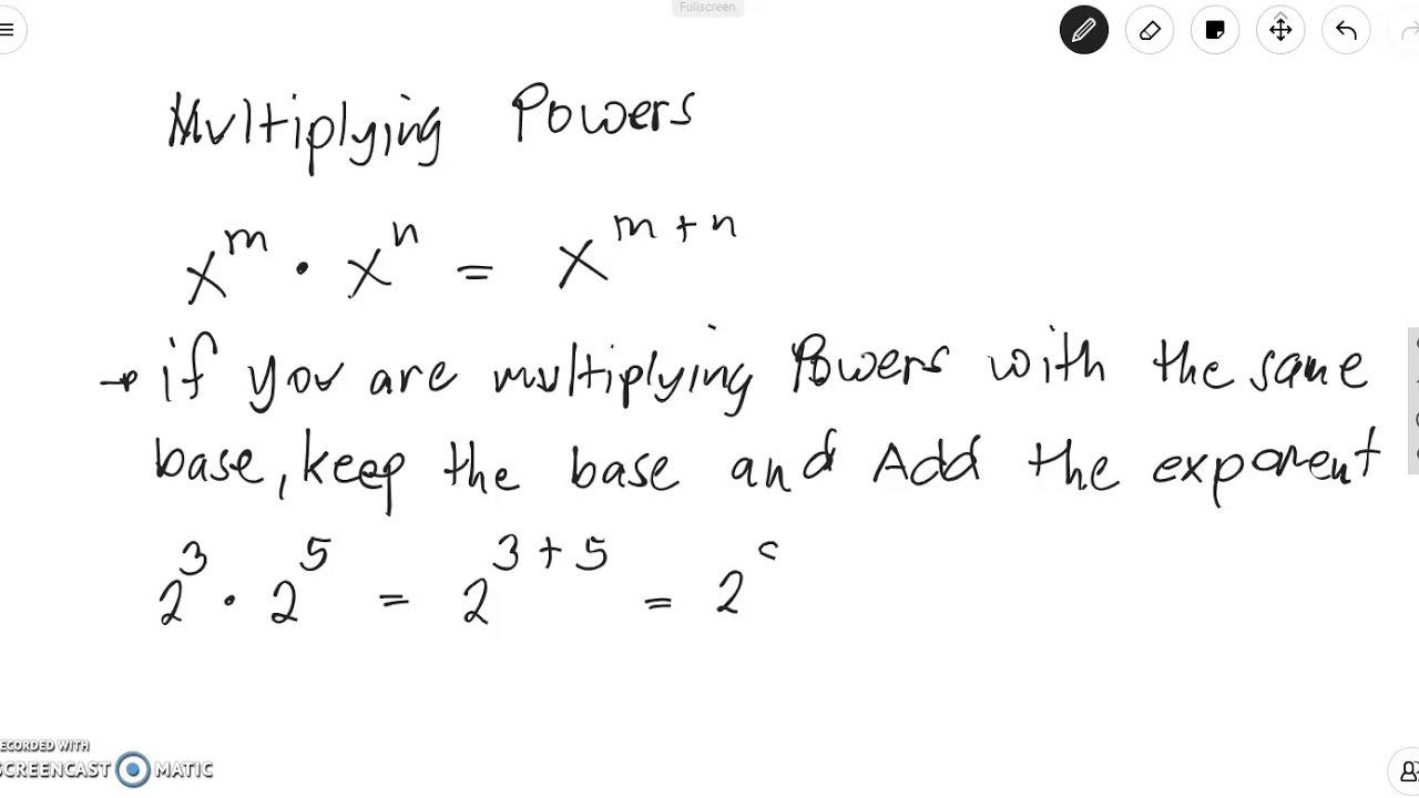 Laws of Exponents YouTube