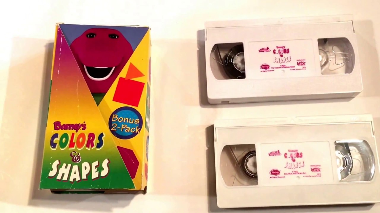 Barney Colors And Shapes Vhs Trailer