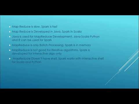 Difference Between Map Reduce & Spark