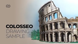 Architecture draw sample / Colosseo screenshot 4