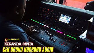 Cek Sound Nugroho  Terbaru  Isntrumen Keranda Cinta  Amelia 