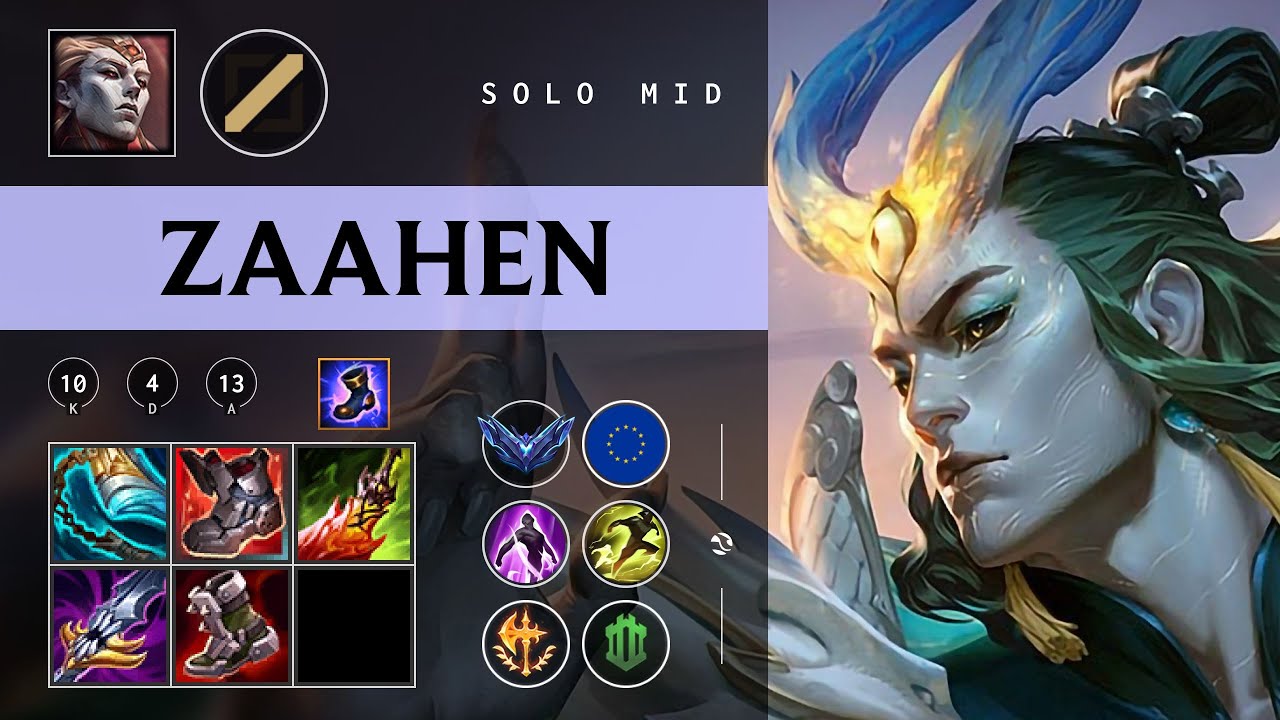 Zaahen Mid vs Ryze - EUW Diamond Patch 26.01