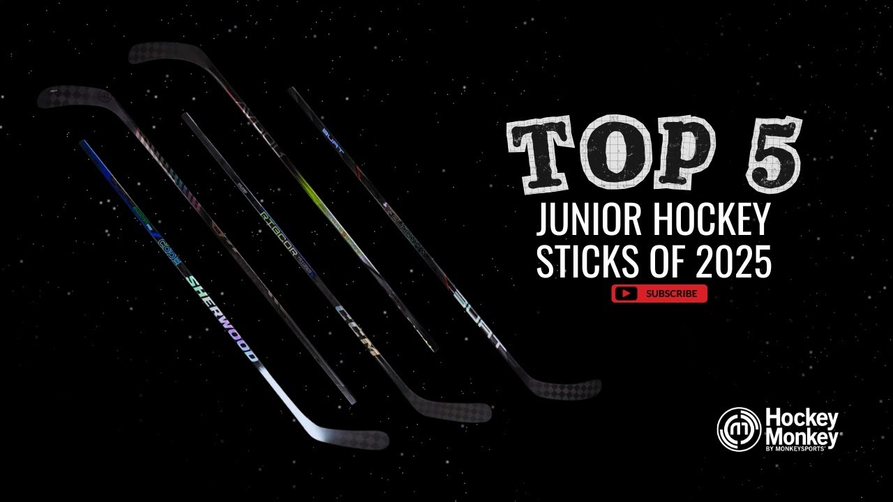 Top 5 Junior Hockey Sticks of 2025 | HockeyMonkey