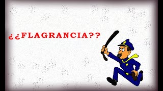 ¿Qué es flagrancia ejemplo?