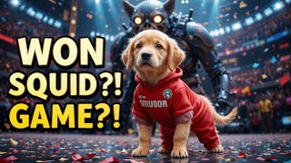 Cute dog won Squid Game 😱💀 #dog #funny #cartoon