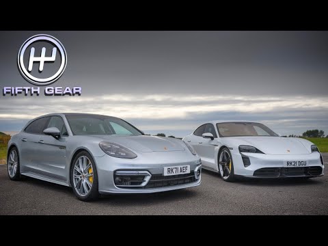 Porsche Panamera vs Taycan - Test 1 Road Manners | Fifth Gear