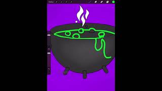 Drawing Potion in Procreate?? //DIGITAL ART #shorts #drawing #art