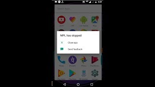How To Solve MPL (MOBILE PREMIER LEAGUE) Stopped Working Problem screenshot 2