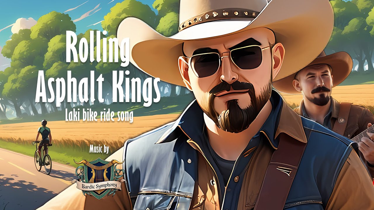 🚴‍♂️🔥🎸 Rolling Asphalt Kings 🎸🔥🚴‍♂️- A Laki bike ride song ...