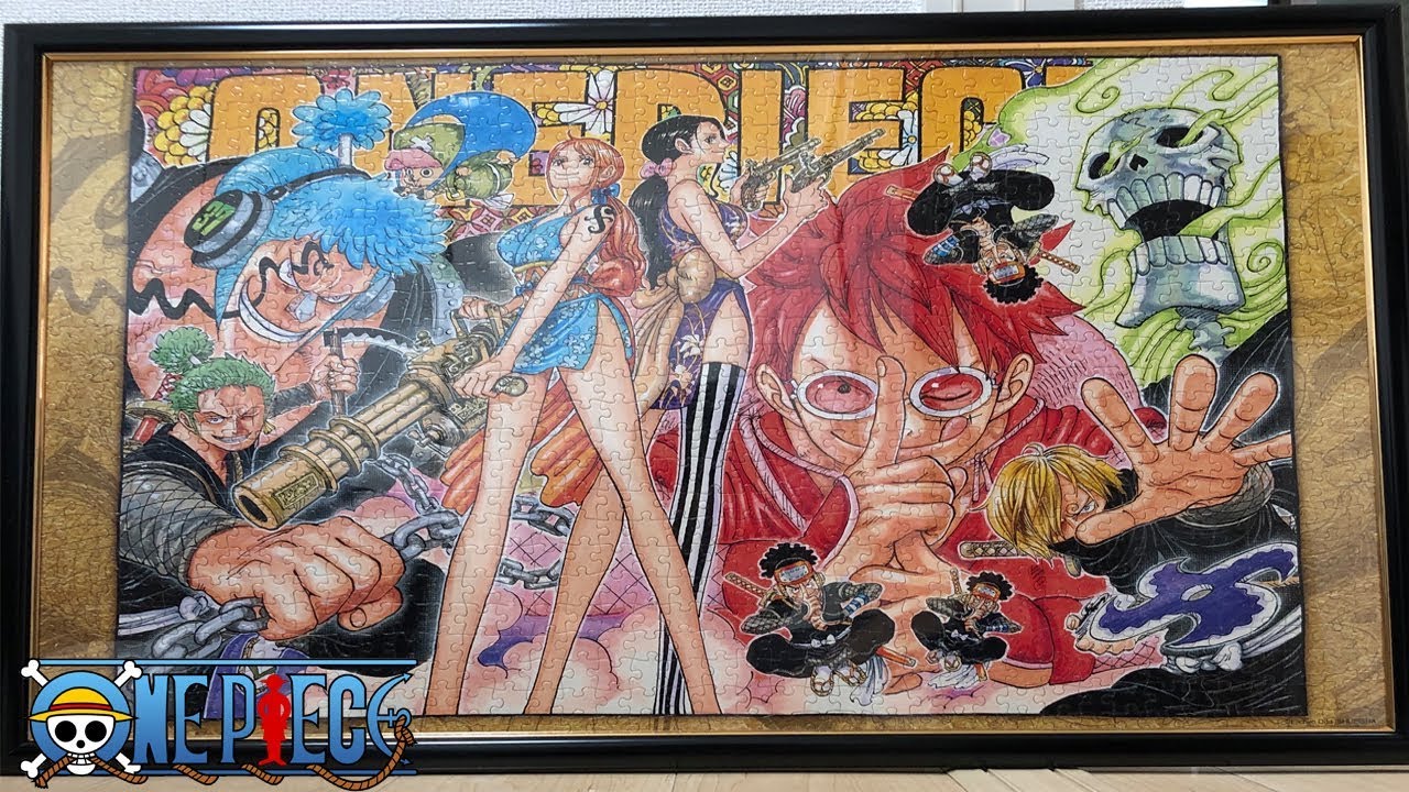 One Piece 1000 Piece Ninja Theme Jigsaw Puzzle Time Lapse One Piece ジグソーパズル1000ピース タイムラプス Youtube