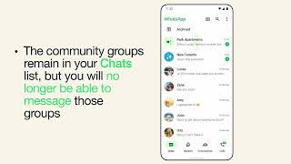 How to exit a community | WhatsApp