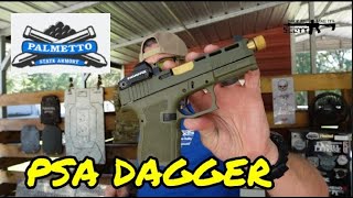 Palmetto State Armory Dagger / Sniper Green with Gold Barrel