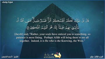 احمد النفيس سورة يوسف فصبرٌ جميل حالات واتس اب مقاطع قصيرة