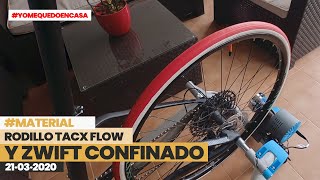 Rodillo TACX FLOW SMART y algo de ZWIFT en bicicleta MTB | BeFinisher | #yomequedoencasa