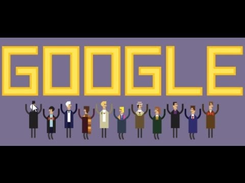 50th anniversary of Doctor Who - Google Doodle