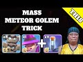 Th15 Vs Th17 in Classic War: Th18 Mass Meteor Golem Attack Strategy (Clash Of Clans)