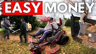 This Leaf Cleanup Process Saves Hours and Makes Thousands
