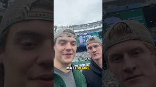 Matt Rempe and Adam Edstrom at Jets opening day👀 #newyorkrangers #nyjets #nyr #newyorkjets #shorts