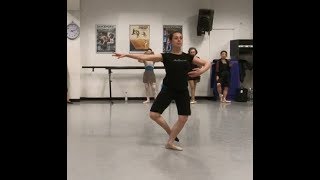 Zoom ballet class: How to do glissade-assemblé? 