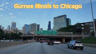 Driving from Gurnee IL to Chicago via I-94 Expressway