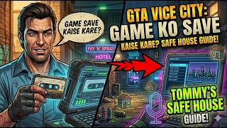 How To Save Game In GTA Vice City PC: Complete Save Game Guide For Beginners! 💾🏠