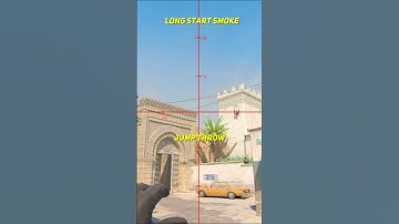 Long Start Smoke From Spawn On Dust 2 CS2 #shorts