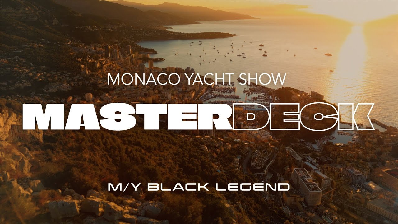 Deep Tech House DJ session aboard the BLACK LEGEND yacht | Monaco Yacht Show 2025 | MASTER DECK