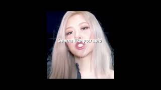 Drunk #rose #blackpink #lisa #kpop #bp #rosé