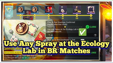 Call Of Duty Mobile Use Any Spray at the Ecology Lab in BR Matches Task Complete