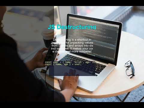 JS Destructuring - Coding Tip #Shorts #Programming #AnkitaGod