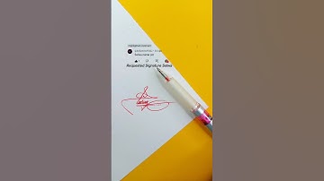 Salwa Signature Design | How To Sign The Letter S #shorts
