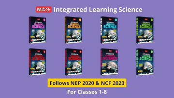 MTG Integrated Learning Science | Following NEP 2020 & NCF 2023 | Class 1 to 8