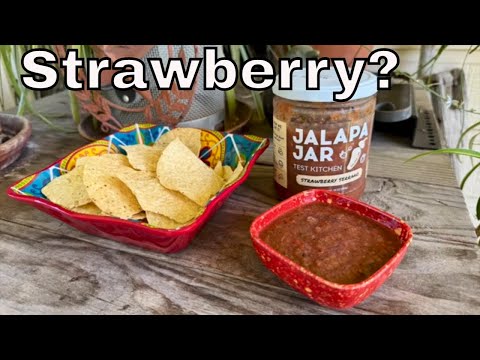 Jalapa Jar Strawberry Serrano Salsa | Salsa Saturday #sproutsfarmersmarket
