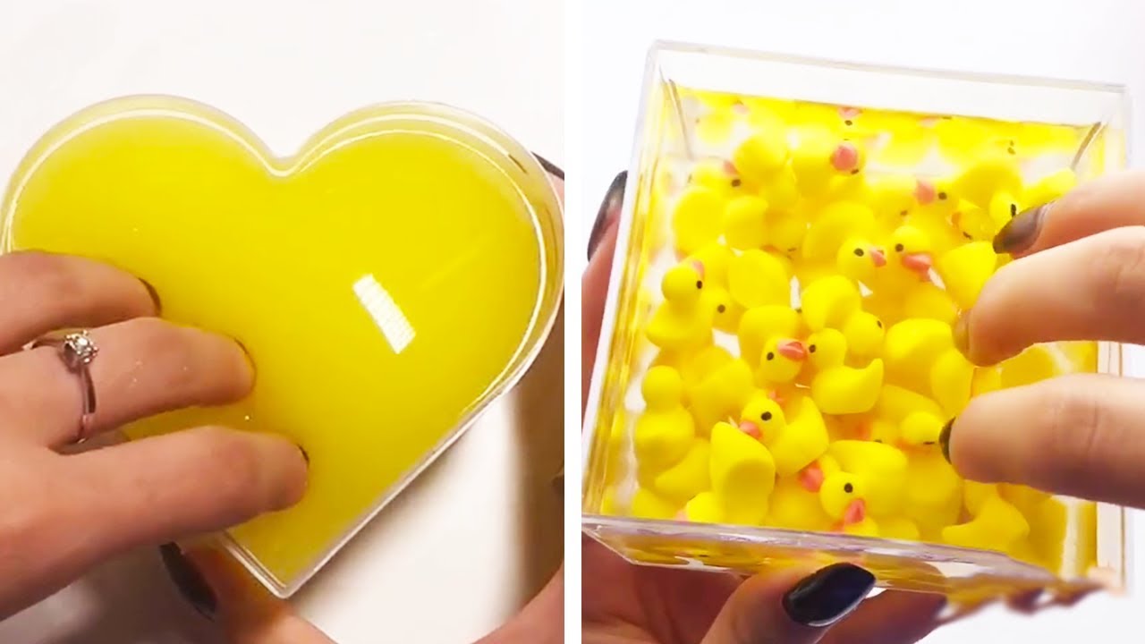 Самое удовлетворяющее видео слизи ASMR | Странно удовлетворяющая слизь 2019 | 85